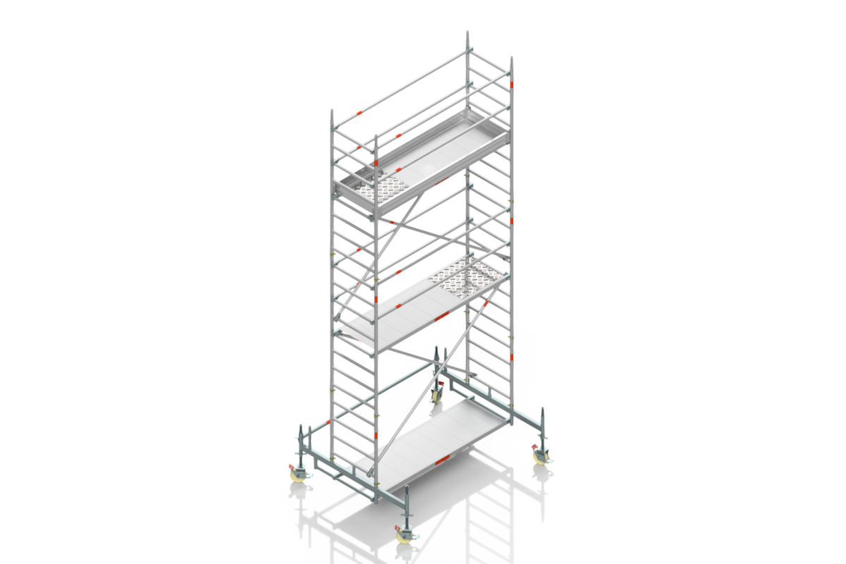 Rollgerüst AH 6,70 m | 2,30 m x 0,75 m